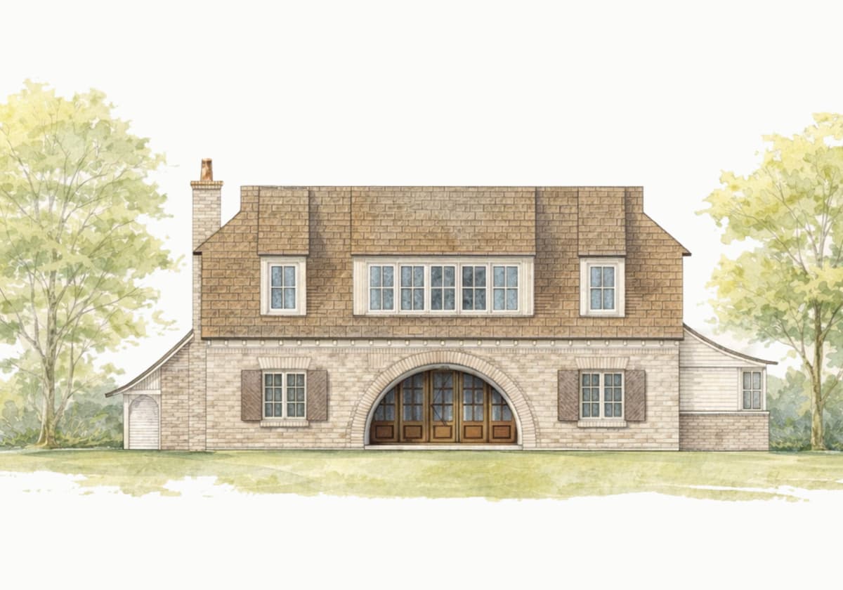 A Madison Fields cottage elevation